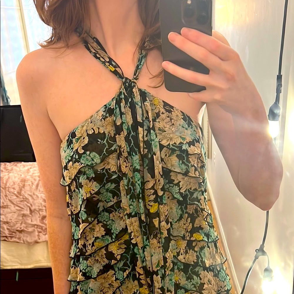 DVF Ruffle Dress size 4 - Picture 4 of 5